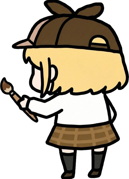 Amelia Watson painting